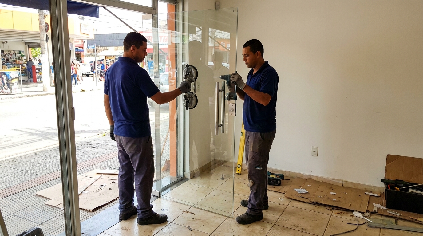 Portas em Vidro em Caxias do Sul‑RS