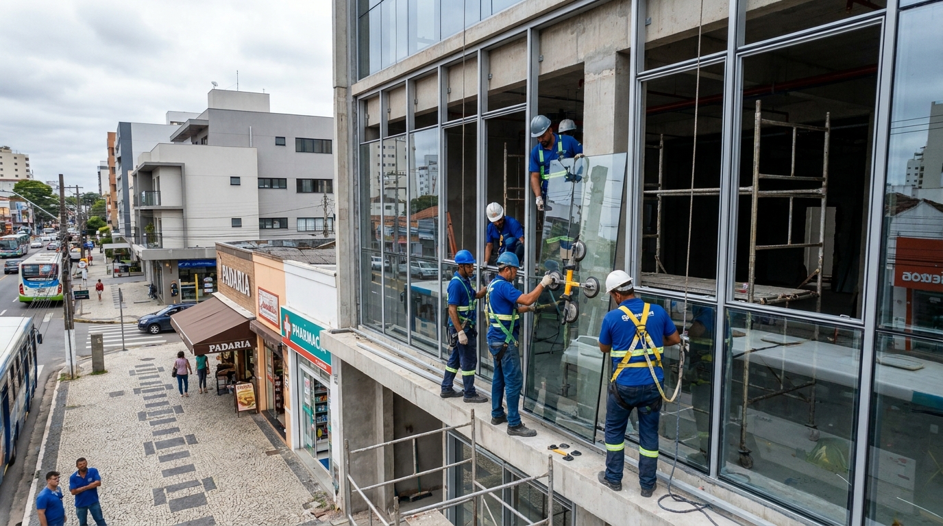 Fachada de Vidro em Caxias do Sul‑RS
